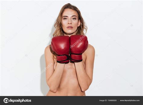 Naked Woman In Boxing Gloves Stock Photo By Vadymvdrobot