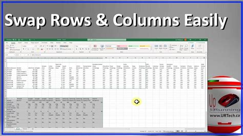 How To Swap Columns And Rows In Excel