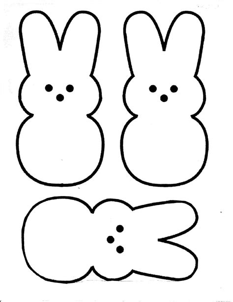 Diy Easter Peeps Printable Adorable Craft For Spring