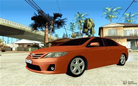 Toyota Corolla 2012 For GTA San Andreas