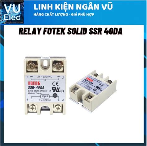 Relay Solid SSR-40DD FOTEK | cafelinhkien.com