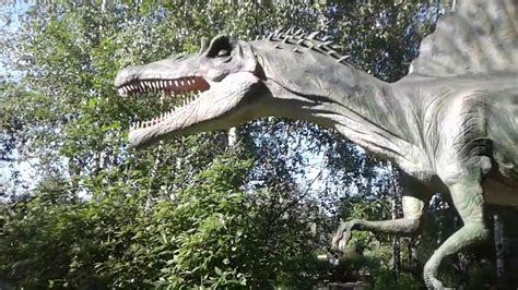 ДИНОПАРК!!! ШИКАРНОЕ ЗРЕЛИЩЕ! ДИНОЗАВРЫ В МИНСКЕ! ЧАСТЬ 1! - YouTube