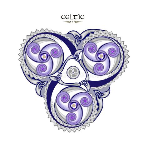 Celtic Triple Spiral Celtic Knot Stock Illustrations 108 Celtic