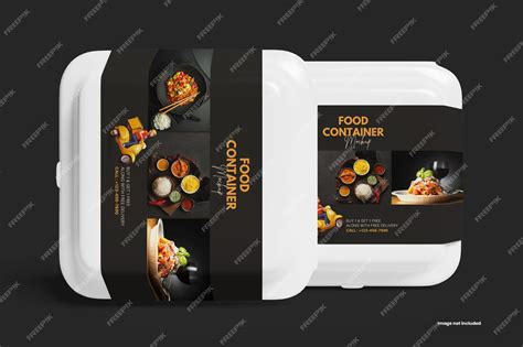 Premium Psd Food Container Mockup