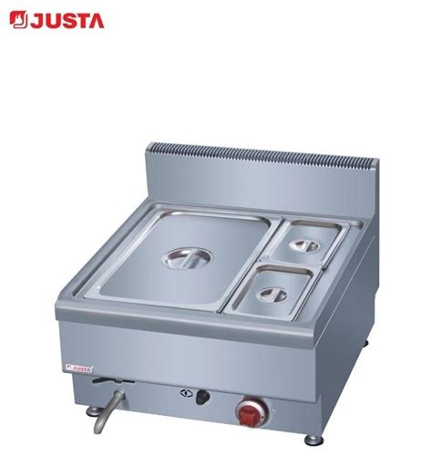 Electric Bain Marie Peralatan Dapur Barat Counter Top Warmer Makanan