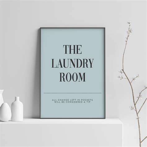 The Laundry Room Print Funny Utility Room Poster - Etsy