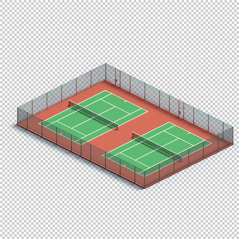 Cartoon Tennis Court Png