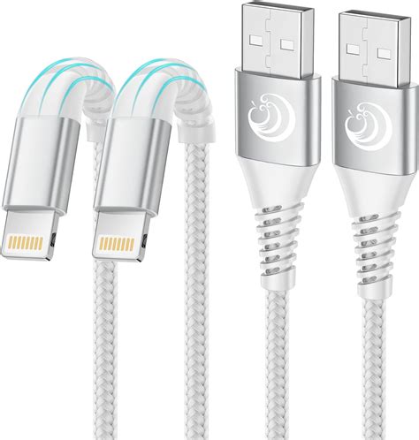 Phone Charger Cable M Pack Aioneus Long Phone Charging Cable Mfi