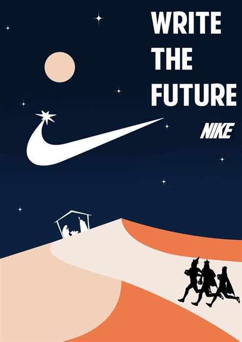 an advertisement for nike's upcoming campaign, write the future