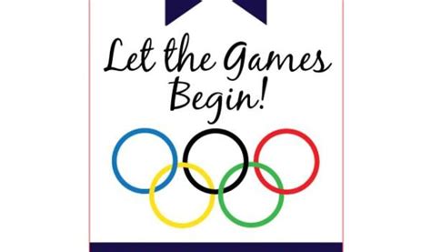 Olympic Party Invitation Template Olympic Themed Party Free Printables