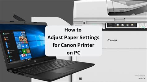 How to Change Paper Settings On PC for Canon Printers - YouTube