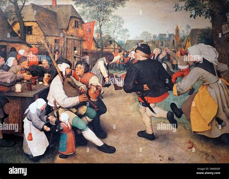 The Peasant Dance By Flemish Renaissance Artist Pieter Bruegel