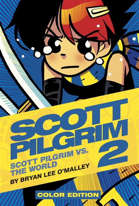 The Cover For The Color Hardcover Vol 2 Scott Pilgrim Comic Scott