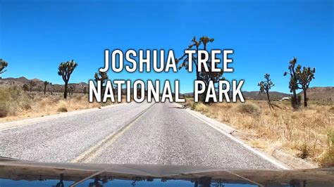 Joshua Tree National Park Scenic Drive In 4k Youtube