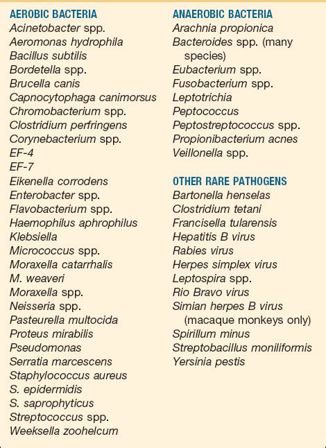 23 Management Of Human And Animal Bites Pocket Dentistry