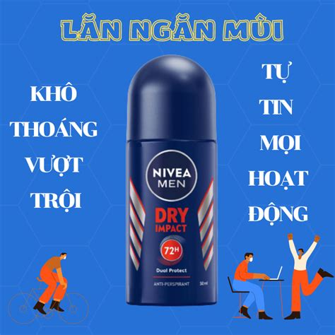 L N Kh M I Kh Tho Ng Nivea Men Dry Impact Anti Perspirant Roll On