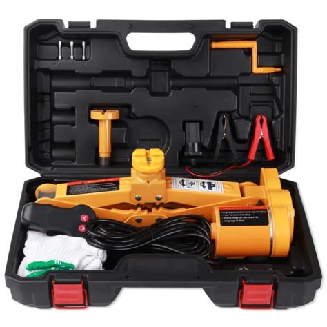 3T Car Jack 12V Electric Hydraulic Lifter Stand Auto Tire Wheel Lifting ...