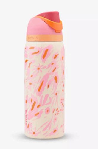 Owala Funky Floral 32oz Color Drop Pink Floral Water Bottle New Ebay