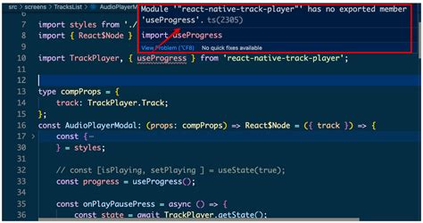 Error At Importing Useprogress Issue Doublesymmetry React