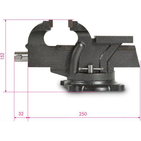 EBERTH Etau en fonte avec enclume largeur des mâchoires 150mm hauteur