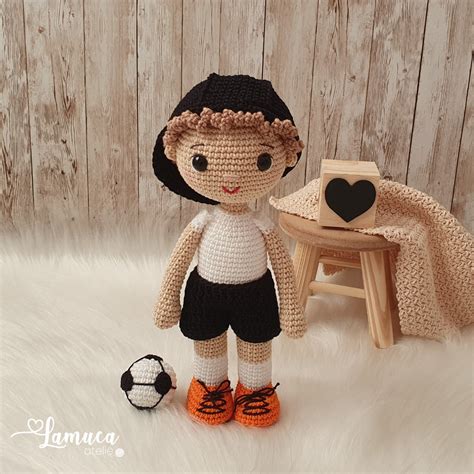 E Book Jogador De Futebol Amigurumi Lamuca Atelie