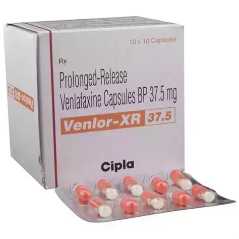 Venlor Xr 37 5 Mg Capsule Uses Price Dosage Side Effects Substitute Buy Online