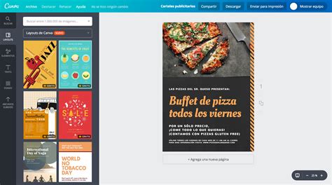 Diseña carteles publicitarios online gratis Canva