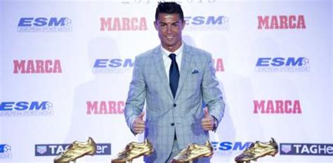 Bota De Oro Cristiano Ronaldo Recibe Su Cuarto Galard N