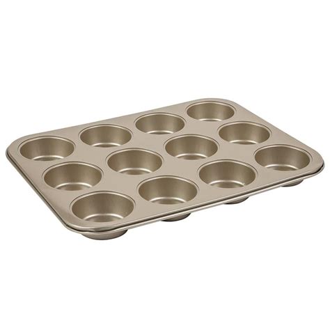 Plaque De Cuisson Antiadh Sive Pour Muffins X Xh Cm Acier Au