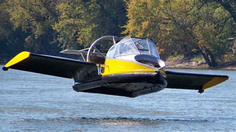 Este Espectacular Aerodeslizador Vuela Por Encima De Agua Y Tierra A