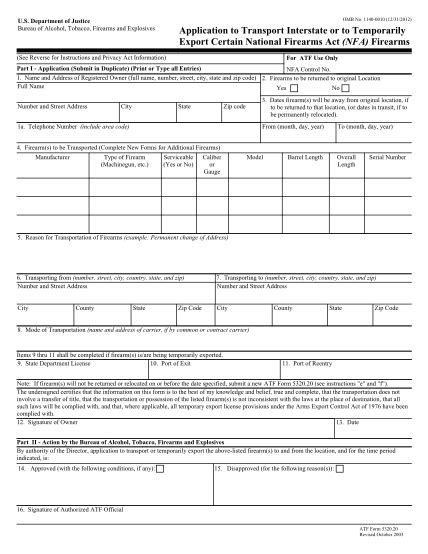 44 Atf Forms Page 2 Free To Edit Download And Print Cocodoc