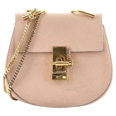 Chloe Beige Leather And Suede Pixie Round Crossbody Bag At 1stDibs