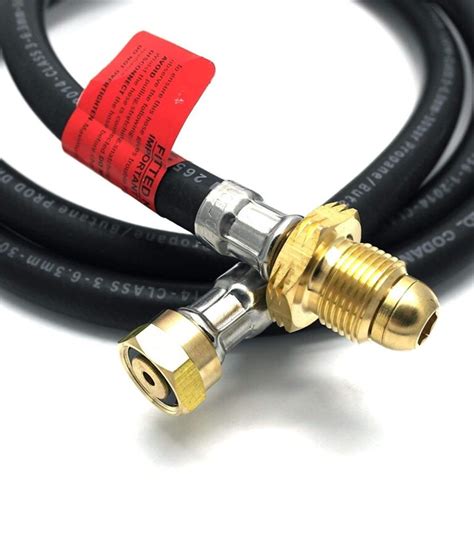 M Pol X W Pigtail Caravan Propane Gas Hose With Nrv Year