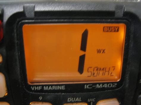 Icom Ic M Marine Vhf Radio Transceiver W Microphone Fully Tested