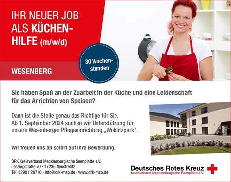 Drk Sucht Verst Rkung F R K Chen Team Im Wesenberger Woblitzpark