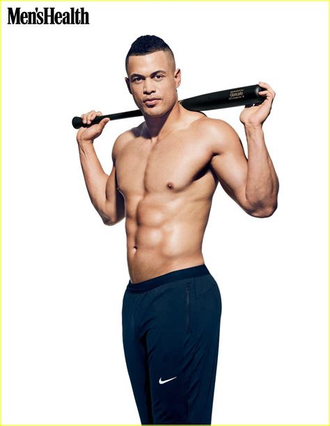 MLB's Giancarlo Stanton Shows Off His Hot Shirtless Abs for 'Men's ...