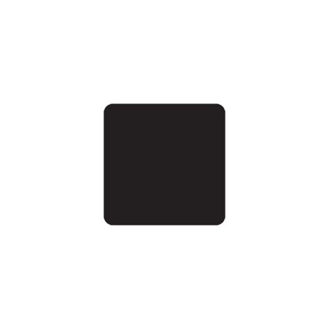 Black Medium Small Square Emoji For Facebook Email And Sms Id 10311