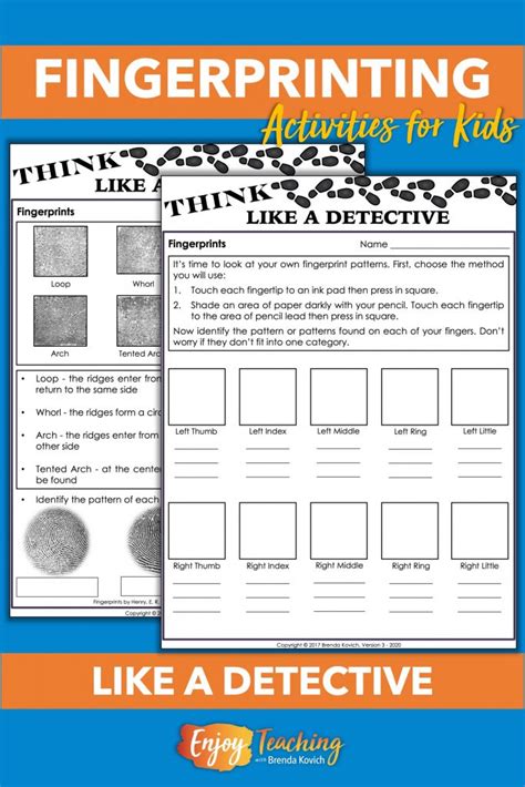 You Need To Do Fingerprinting Activities In Your Classroom