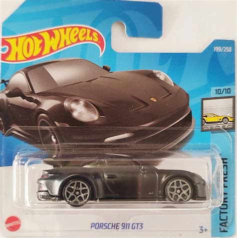 Машинка базовая Hot Wheels Porsche 911 GT3 Черный купить с доставкой по выгодным ценам в