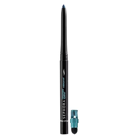 Sephora Retractable Waterproof Eyeliner Teal 16 | Glambot.com - Best ...