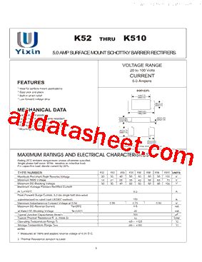 K510 Datasheet(PDF) - Shenzhen Yixinwei Technology Co., Ltd.