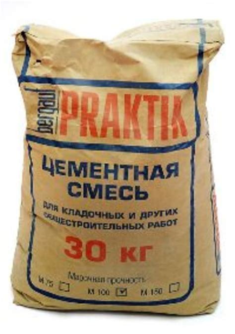 Кладочная смесь Praktik М100, 30 кг купить в Усть-Кут - цена от 175,78 ...
