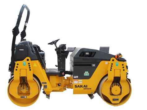 Sakai Sw504w 54 Double Drum Vibratory Asphalt Paving Roller