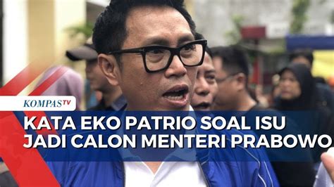 Respon Eko Patrio Diisukan Jadi Calon Menteri Prabowo Saya Ikut Arahan