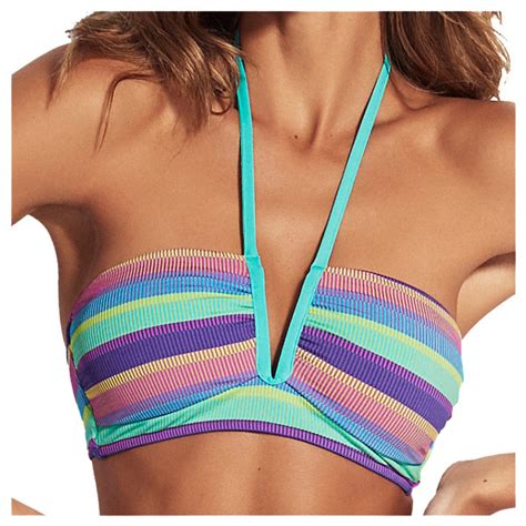 Seafolly Baja Stripe V Wire Halter Bikini Top Damen Online Kaufen