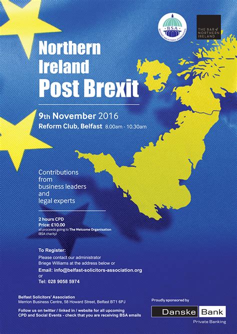 Northern Ireland Post Brexit « Belfast Solicitors Association