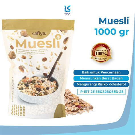 Jual Muesli Oatmeal Mix Dried Fruit Safiya 1 Kg Sereal Sarapan