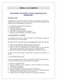 Tema La Corona Derecho Constitucional Docsity