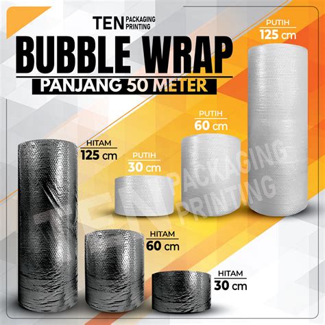 Jual Bubble Wrap Termurah Ukuran Cm X M Plastik Packing Online