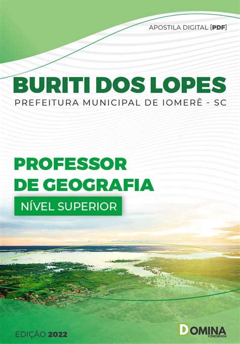 Apostila Digital Pref Buriti Lopes Pi Professor Geografia